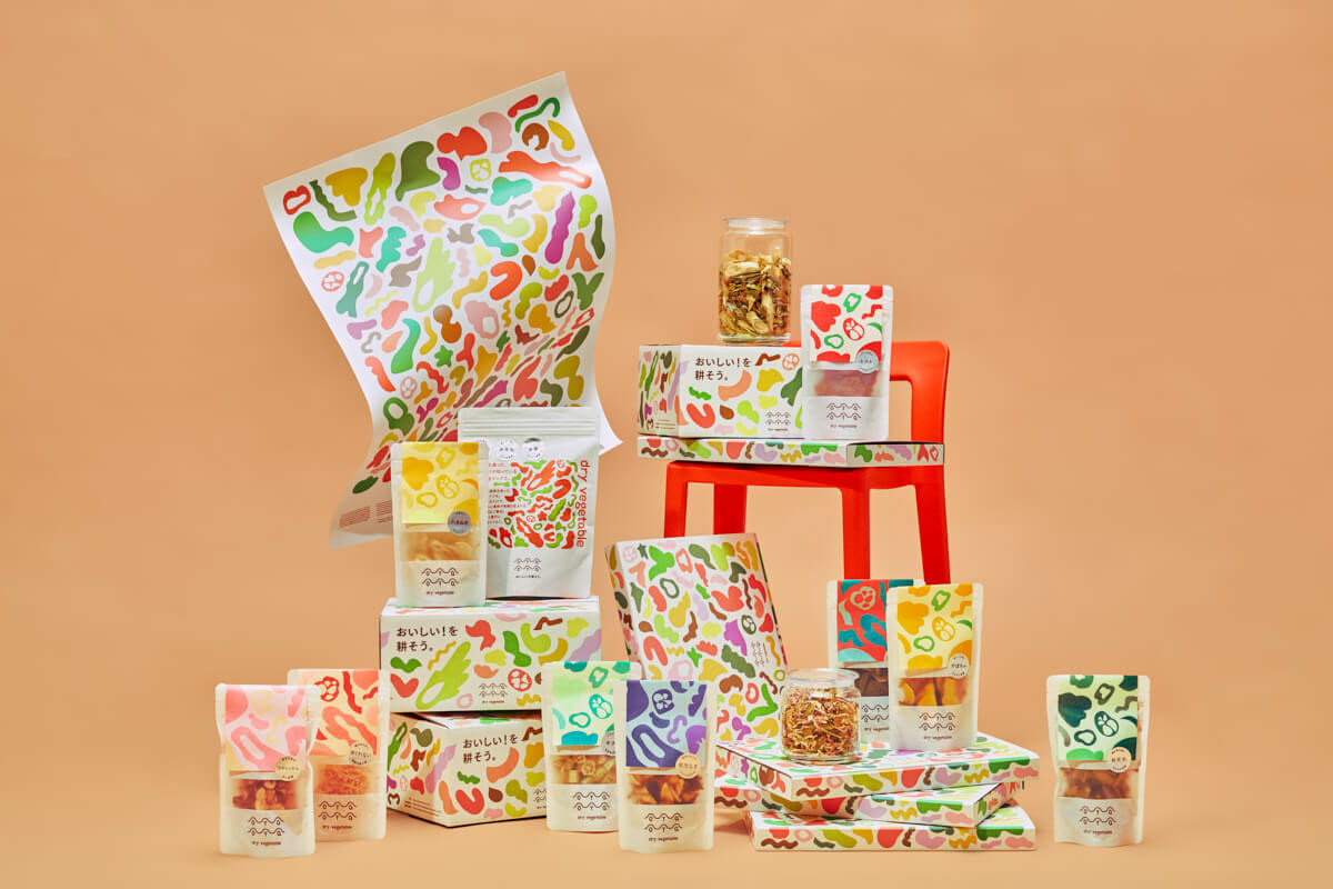 蔬菜干品牌包裝設(shè)計(jì)欣賞