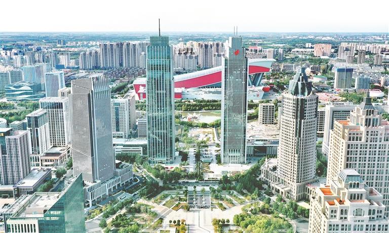 自貿(mào)試驗(yàn)區(qū)哈爾濱片區(qū)一角。本報(bào)記者 蘇強(qiáng)攝